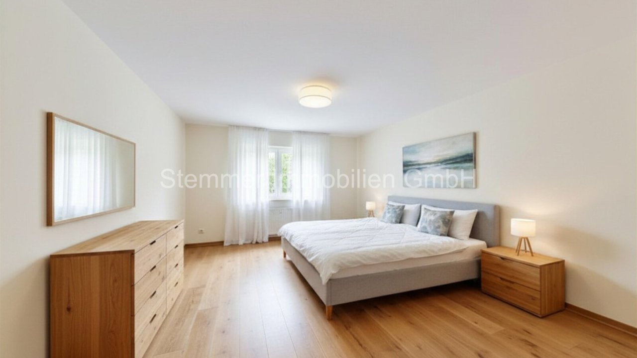 Attraktive Liegenschaft für Kapitalanleger &amp; Selbstnutzer (STI-225) — Schlafzimmer 01 OG Beispiel